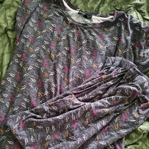 SOLD⚡️DEREK HEART M PJ SET, TEE AND PANTS⚡️